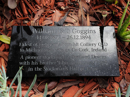 Granite Desk Marker Memorial For People