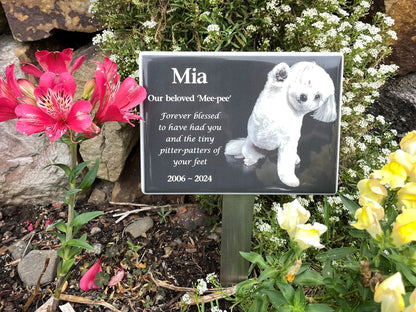 Garden Stake Pet Memorial