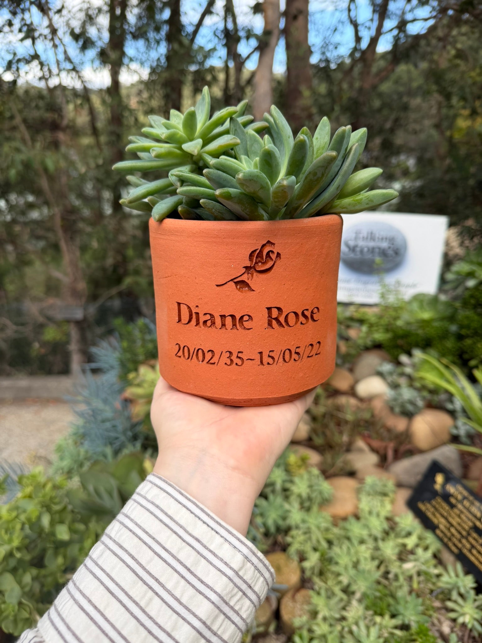 Plant Pot Memorial for People - Small