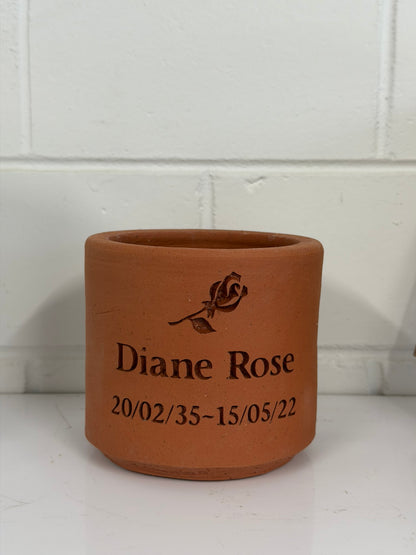 Plant Pot Memorial for People - Small