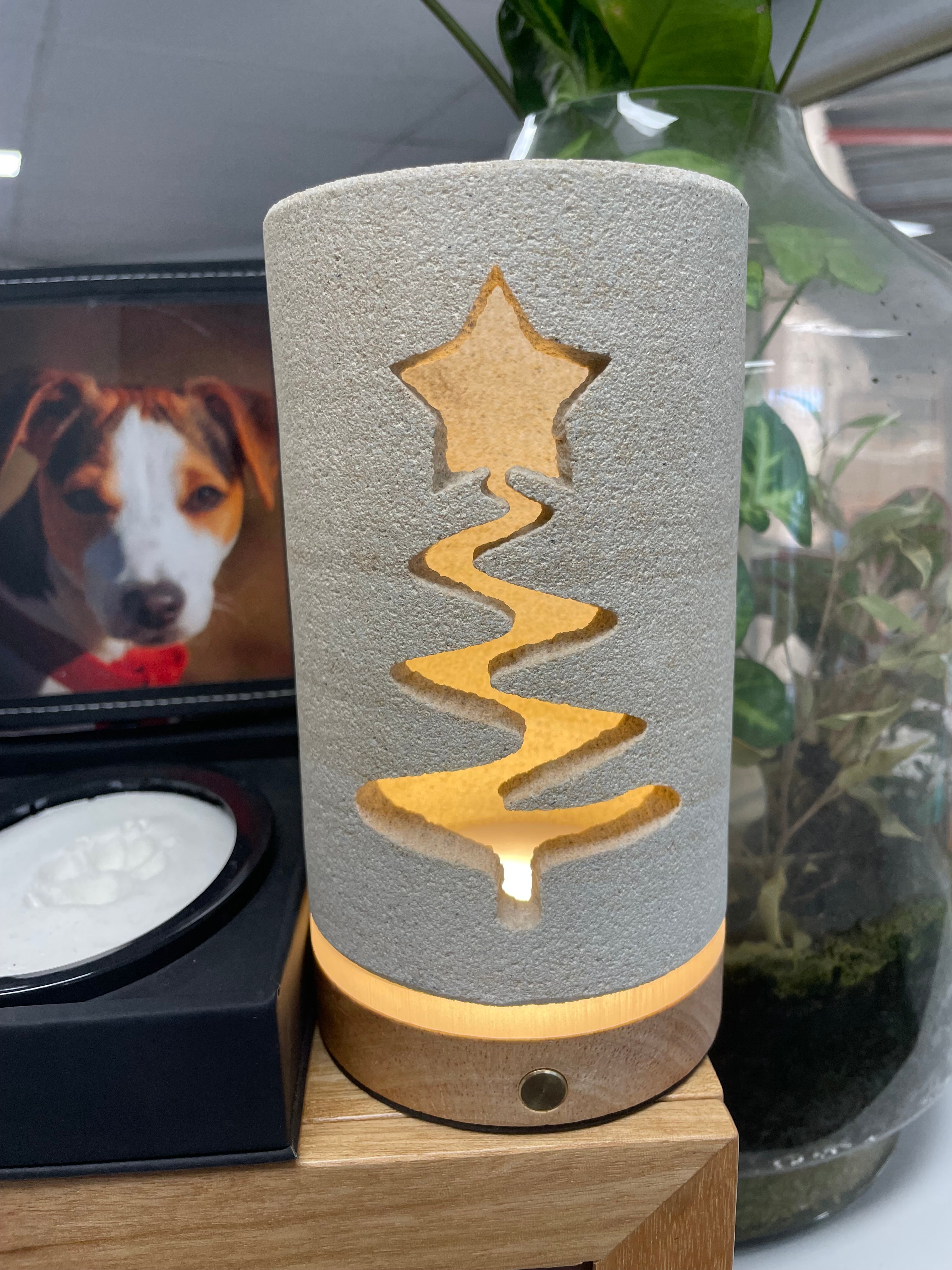Forever Glow Sandstone Christmas Lantern - FREE GIFT INCLUDED!