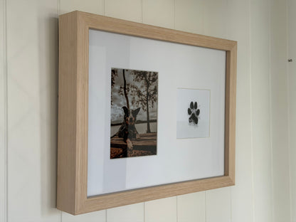 Lasting Impression Frame - Multi Option Concealed Urn - Oak