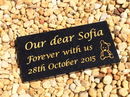Granite Plaque Memorial for People