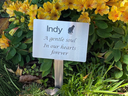 Garden Stake Pet Memorial