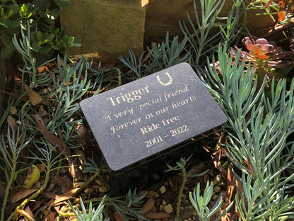 Everlasting Spirit Granite Memorial Urn Box for Pet