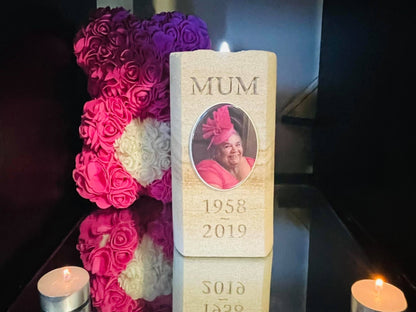 Eternal Sandstone Candle Memorial For People