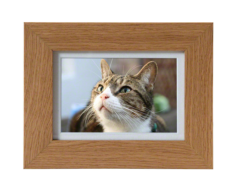Tribute Oak Photo Frame Pet Urn