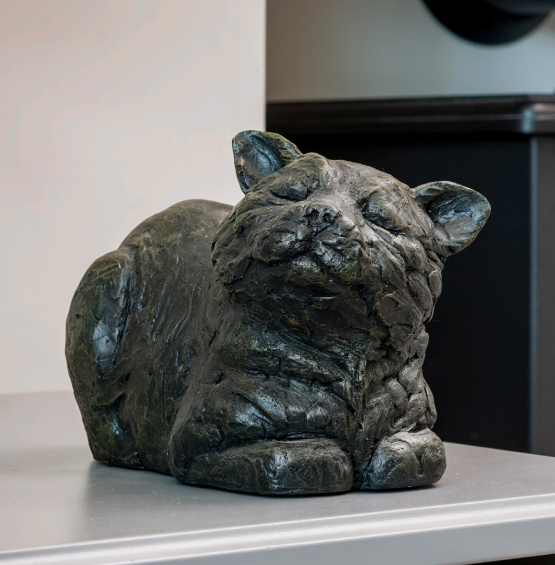 Cast Resin Cat Figurine Urns