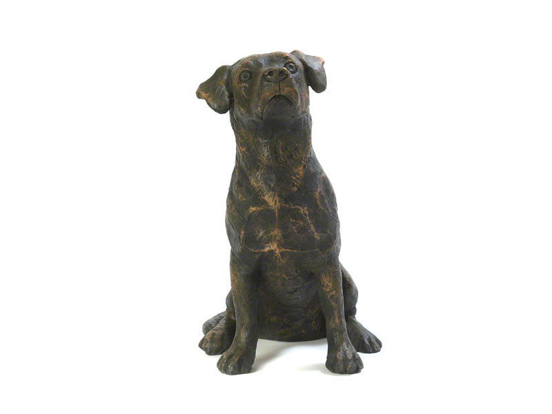 Cast Resin Dog Figurine Memorial Urn - Jack Russell