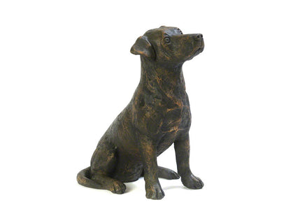 Cast Resin Dog Figurine Memorial Urn - Jack Russell