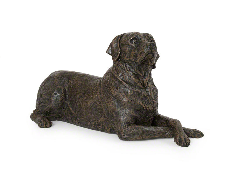 Cast Resin Dog Figurine Memorial Urn - Labrador