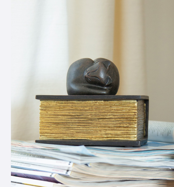 Cast Resin Cat Figurine Urns