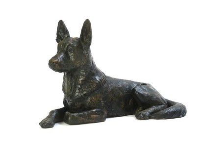 Cast Resin Dog Figurine Memorial Urns