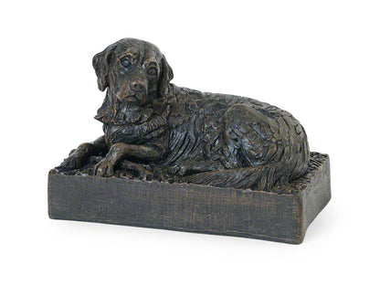 Cast Resin Dog Figurine Memorial Urns