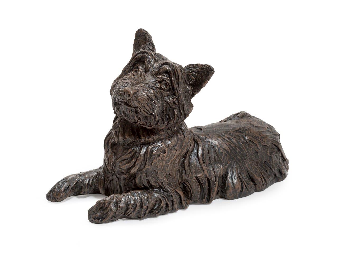 Cast Resin Dog Figurine Memorial Urn - West Highland Terrier