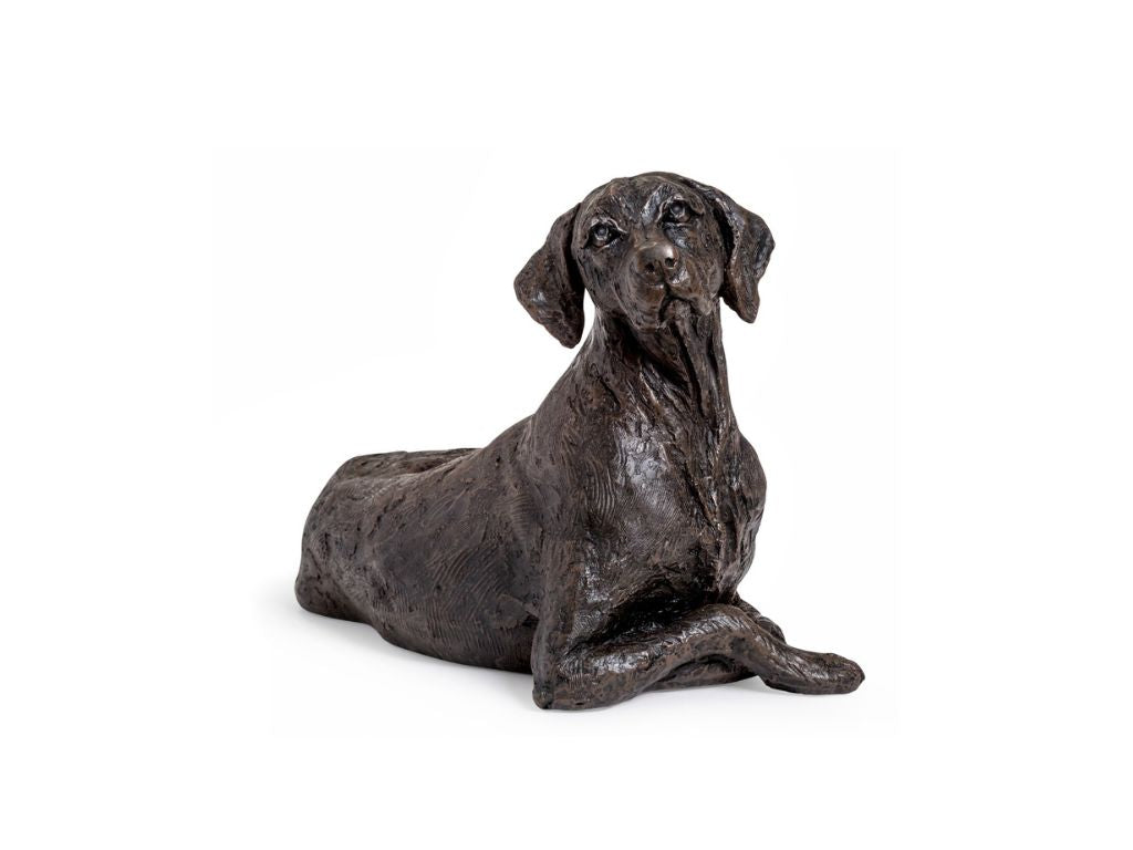 Cast Resin Dog Figurine Memorial Urn - Pointer