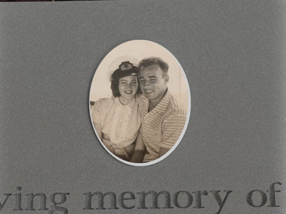 Photo Ceramic Oval Plaque Memorial