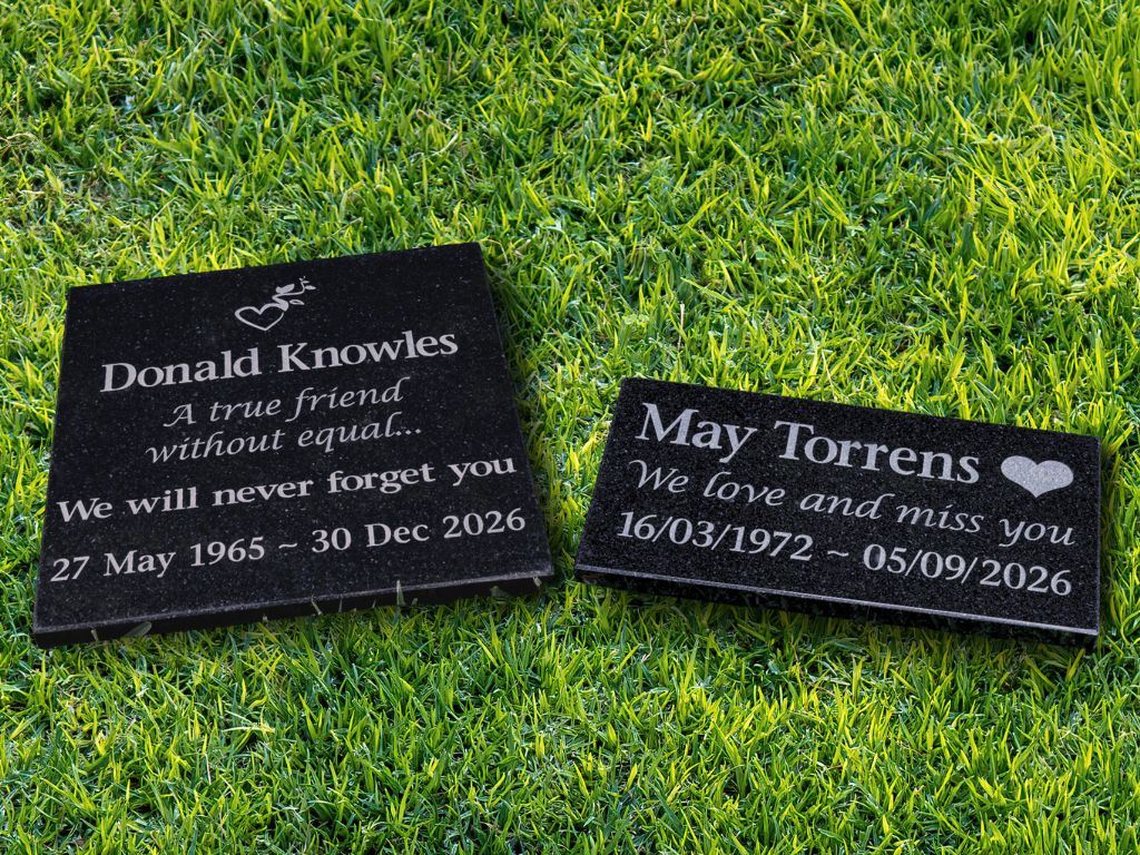 Granite Plaque Memorial for People