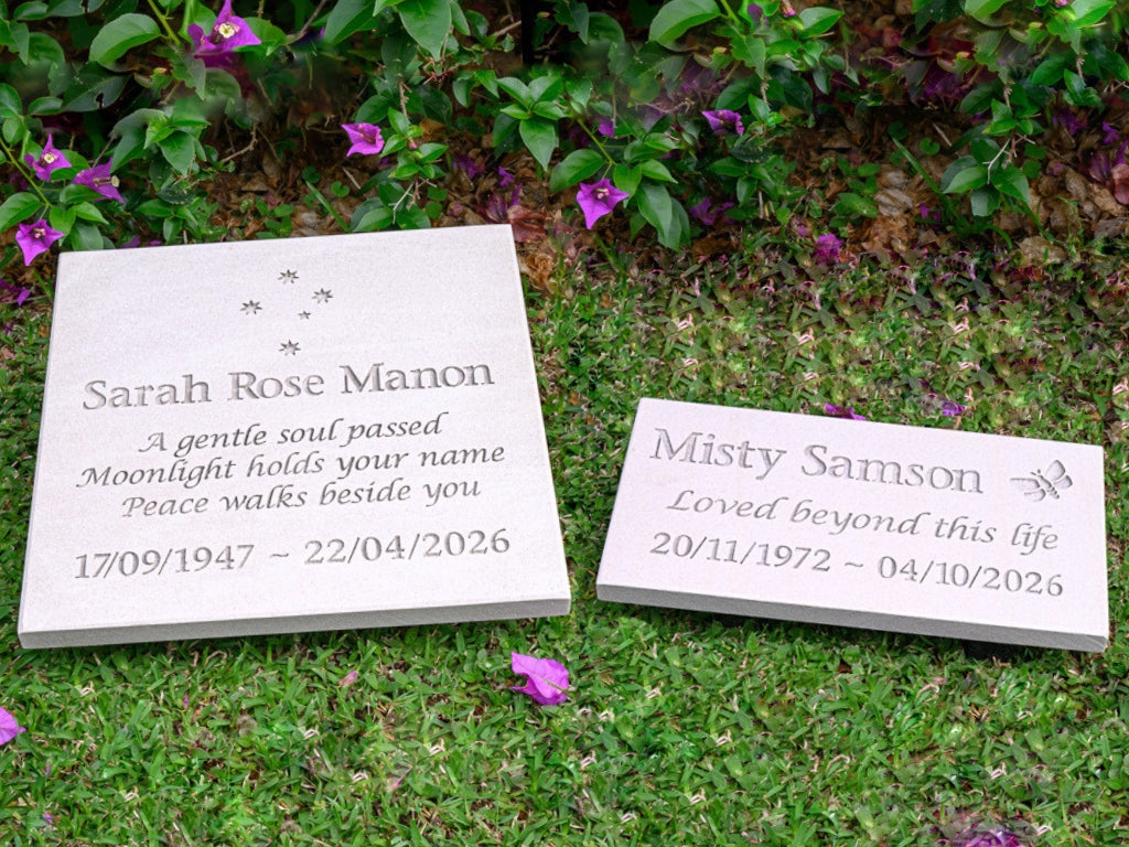 Sandstone Plaque Memorial for People