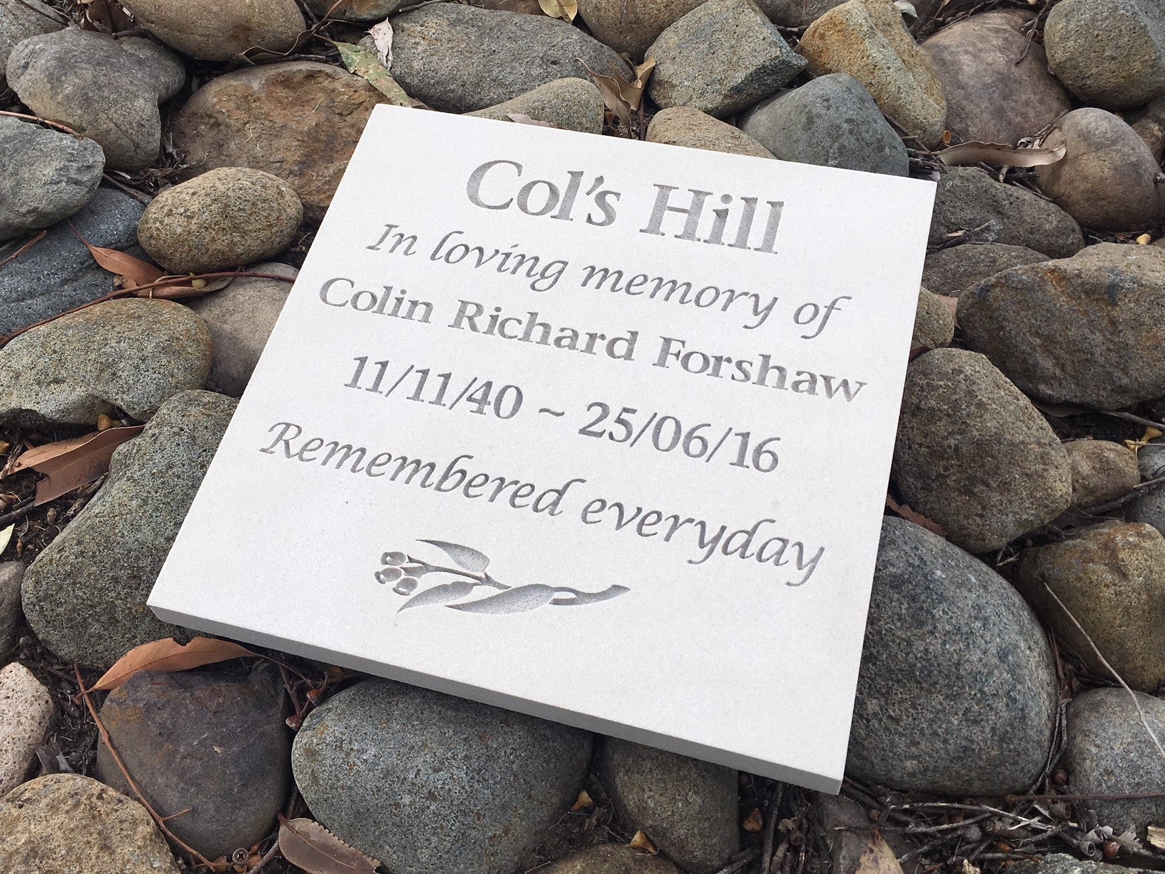 Sandstone Plaque Memorial for People