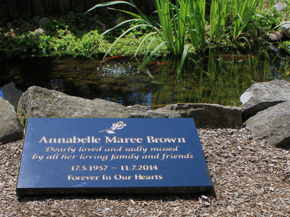 Granite Desk Marker Memorial For People