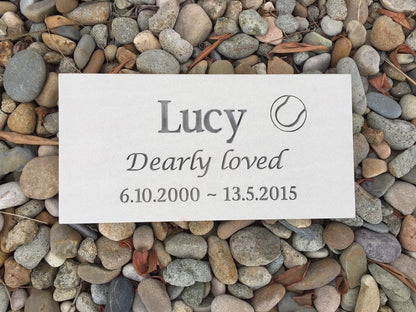 Sandstone Plaque Pet Memorial