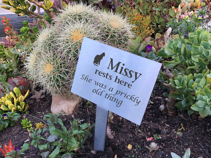 Garden Stake Pet Memorial