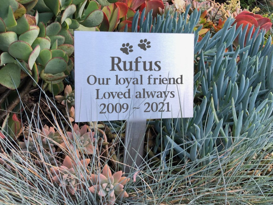 Garden Stake Pet Memorial