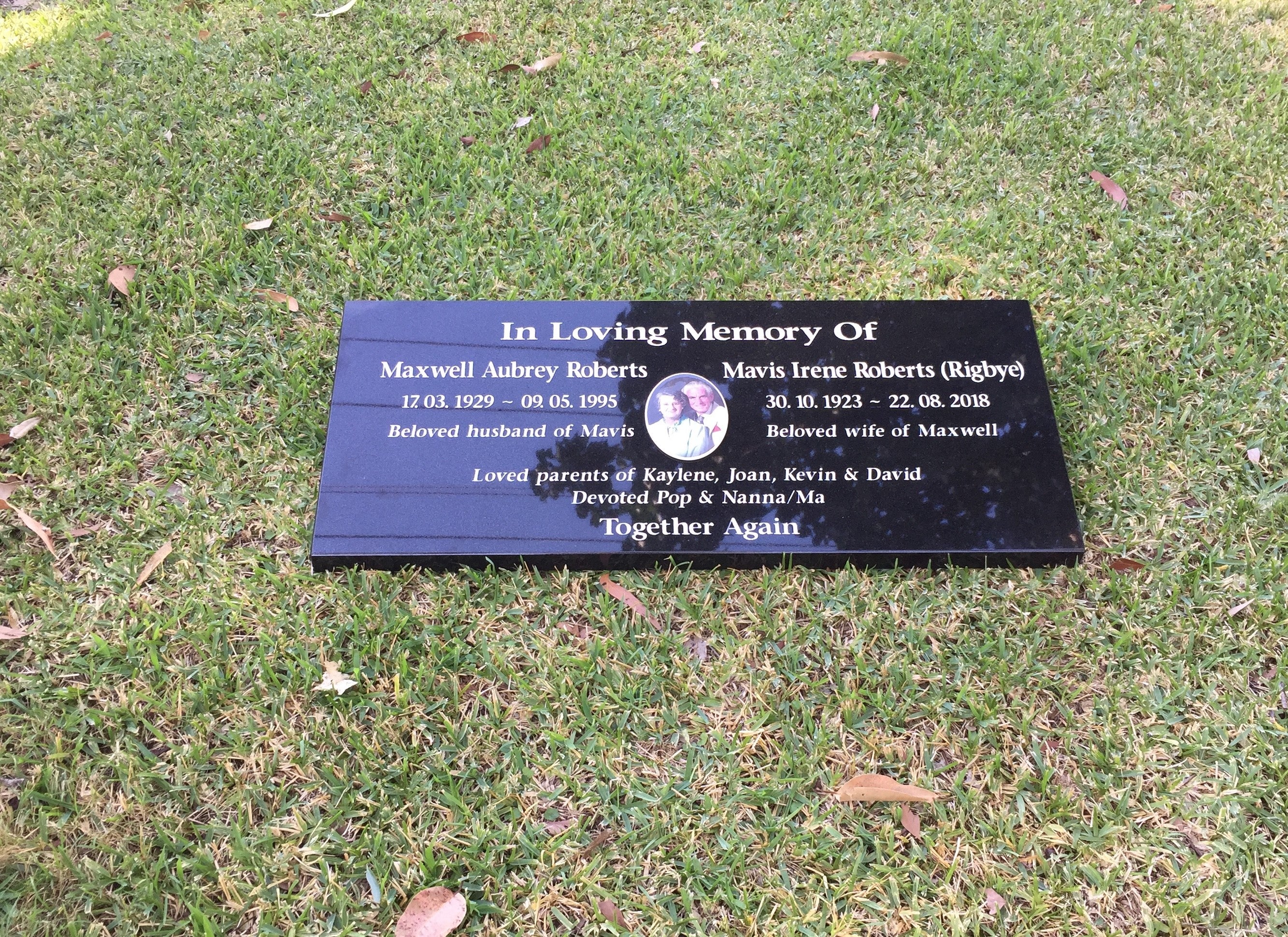 Granite Desk Marker Memorial For People