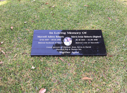 Granite Desk Marker Memorial For People