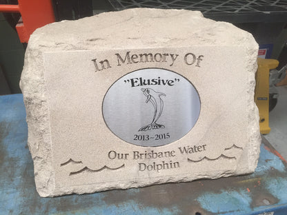Natural Sandstone Burial Marker Pet Memorial