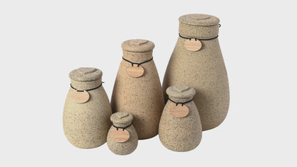 Hand Made Australian Artisanal Clay Urn - EarthUrn