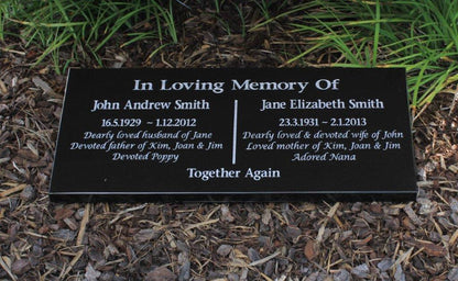 Granite Desk Marker Memorial For People