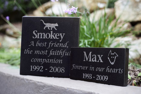 Granite Plaque Pet Memorial by Talking Stones